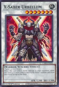 X-Saber Urbellum - Legendary Modern Decks 2026 - YuGiOh card
