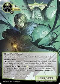 Brad, Gluttony of the Six Sages - Masterpiece Collection 03 "Dimensional Hope" - Force of Will card