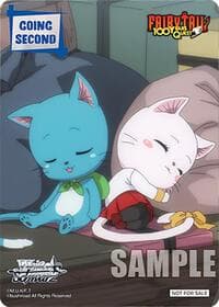 Going Second (Happy and Charle) - FAIRY TAIL 100 YEARS QUEST - Weiss Schwarz card