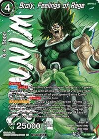 Broly, Feelings of Rage (Ultra-Bout Series Tournament Pack Vol.2) (Winner) - Tournament Promotion Cards - Dragon Ball Super: Masters card