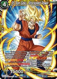 SS Son Goku, Stockpiled Power (Ultra-Bout Series Tournament Pack Vol.2) - Tournament Promotion Cards - Dragon Ball Super: Masters card