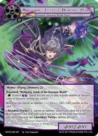 Wolfgang, Lustful Demonic Prince - Masterpiece Collection 03 "Dimensional Hope" - Force of Will card