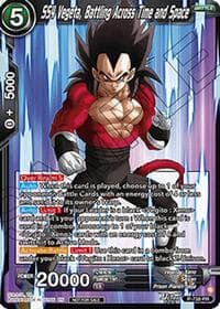SS4 Vegeta, Battling Across Time and Space (Ultra-Bout Series Tournament Pack Vol.2) - Tournament Promotion Cards - Dragon Ball Super: Masters card