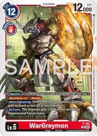 WarGreymon - P-182 (Reprint) - Advanced Booster Digimon Generation - Digimon Card Game card