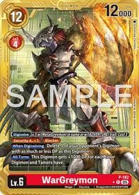 WarGreymon - P-182 (Gold Border) - Advanced Booster Digimon Generation - Digimon Card Game card