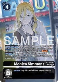 Monica Simmons (Alternate Art) - Dual Revolution - Digimon Card Game card