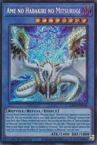 Ame no Habakiri no Mitsurugi (Secret Rare) - Legendary Modern Decks 2026 - YuGiOh card