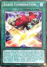 Saber Combination (Starlight Rare) - Legendary Modern Decks 2026 - YuGiOh card