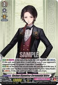Kashuu Kiyomitsu Ceremonial Attire - DZ-TB02: Touken Ranbu Online - Cardfight Vanguard card