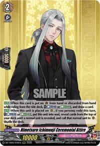 Himetsuru Ichimonji Ceremonial Attire - DZ-TB02: Touken Ranbu Online - Cardfight Vanguard card
