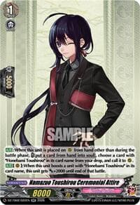 Namazuo Toushirou Ceremonial Attire - DZ-TB02: Touken Ranbu Online - Cardfight Vanguard card