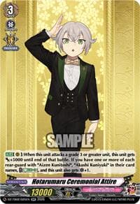 Hotarumaru Ceremonial Attire - DZ-TB02: Touken Ranbu Online - Cardfight Vanguard card