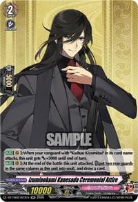 Izuminokami Kanesada Ceremonial Attire - DZ-TB02: Touken Ranbu Online - Cardfight Vanguard card
