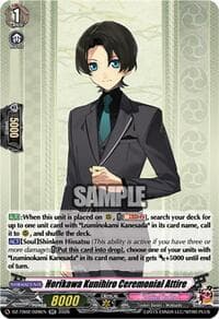 Horikawa Kunihiro Ceremonial Attire - DZ-TB02: Touken Ranbu Online - Cardfight Vanguard card