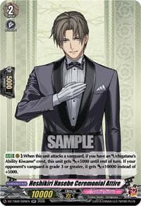 Heshikiri Hasebe Ceremonial Attire - DZ-TB02: Touken Ranbu Online - Cardfight Vanguard card