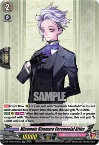Minamoto Kiyomaro Ceremonial Attire - DZ-TB02: Touken Ranbu Online - Cardfight Vanguard card