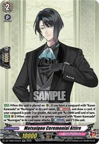 Matsuigou Ceremonial Attire - DZ-TB02: Touken Ranbu Online - Cardfight Vanguard card