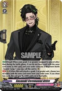 Sasanuki Ceremonial Attire - DZ-TB02: Touken Ranbu Online - Cardfight Vanguard card
