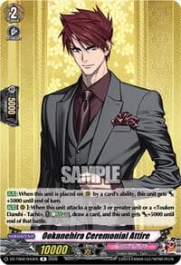 Ookanehira Ceremonial Attire - DZ-TB02: Touken Ranbu Online - Cardfight Vanguard card