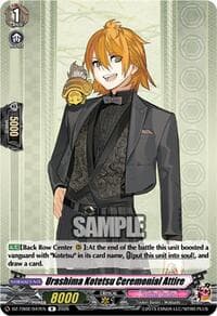 Urashima Kotetsu Ceremonial Attire - DZ-TB02: Touken Ranbu Online - Cardfight Vanguard card