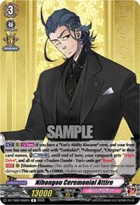 Nihongou Ceremonial Attire - DZ-TB02: Touken Ranbu Online - Cardfight Vanguard card