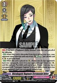 Shizukagata Naginata Ceremonial Attire - DZ-TB02: Touken Ranbu Online - Cardfight Vanguard card