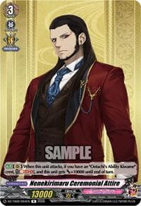 Nenekirimaru Ceremonial Attire - DZ-TB02: Touken Ranbu Online - Cardfight Vanguard card