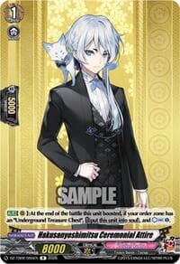 Hakusan Yoshimitsu Ceremonial Attire - DZ-TB02: Touken Ranbu Online - Cardfight Vanguard card