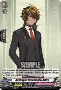 Kashagiri Ceremonial Attire - DZ-TB02: Touken Ranbu Online - Cardfight Vanguard card