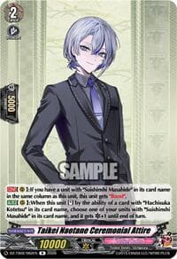 Taikei Naotane Ceremonial Attire - DZ-TB02: Touken Ranbu Online - Cardfight Vanguard card