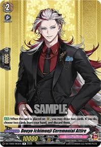 Douyo Ichimonji Ceremonial Attire - DZ-TB02: Touken Ranbu Online - Cardfight Vanguard card