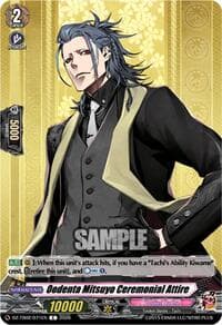 Oodenta Mitsuyo Ceremonial Attire - DZ-TB02: Touken Ranbu Online - Cardfight Vanguard card