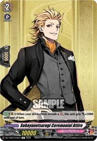 Sohayanotsurugi Ceremonial Attire - DZ-TB02: Touken Ranbu Online - Cardfight Vanguard card