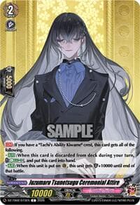 Juzumaru Tsunetsugu Ceremonial Attire - DZ-TB02: Touken Ranbu Online - Cardfight Vanguard card