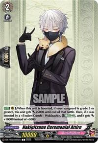 Nakigitsune Ceremonial Attire - DZ-TB02: Touken Ranbu Online - Cardfight Vanguard card
