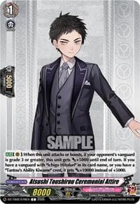 Atsushi Toushirou Ceremonial Attire - DZ-TB02: Touken Ranbu Online - Cardfight Vanguard card