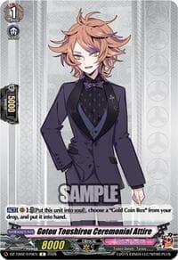Gotou Toushirou Ceremonial Attire - DZ-TB02: Touken Ranbu Online - Cardfight Vanguard card