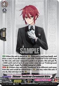 Shinano Toushirou Ceremonial Attire - DZ-TB02: Touken Ranbu Online - Cardfight Vanguard card