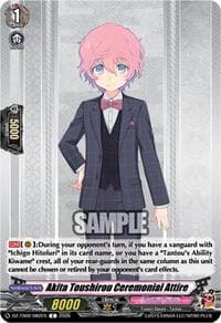 Akita Toushirou Ceremonial Attire - DZ-TB02: Touken Ranbu Online - Cardfight Vanguard card