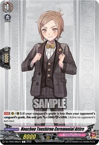 Houchou Toushirou Ceremonial Attire - DZ-TB02: Touken Ranbu Online - Cardfight Vanguard card