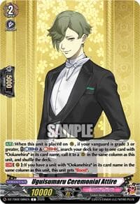Uguisumaru Ceremonial Attire - DZ-TB02: Touken Ranbu Online - Cardfight Vanguard card