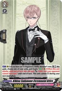 Kikkou Sadamune Ceremonial Attire - DZ-TB02: Touken Ranbu Online - Cardfight Vanguard card