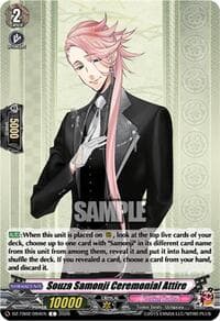 Souza Samonji Ceremonial Attire - DZ-TB02: Touken Ranbu Online - Cardfight Vanguard card