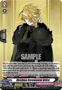 Shishiou Ceremonial Attire - DZ-TB02: Touken Ranbu Online - Cardfight Vanguard card