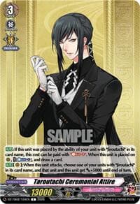 Taroutachi Ceremonial Attire - DZ-TB02: Touken Ranbu Online - Cardfight Vanguard card