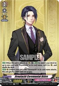 Jiroutachi Ceremonial Attire - DZ-TB02: Touken Ranbu Online - Cardfight Vanguard card