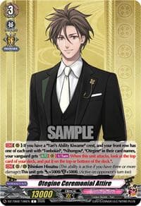 Otegine Ceremonial Attire - DZ-TB02: Touken Ranbu Online - Cardfight Vanguard card
