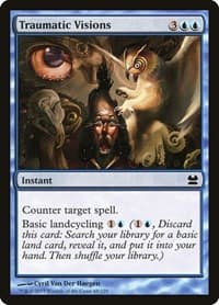 Traumatic Visions - Modern Masters - Magic: The Gathering card