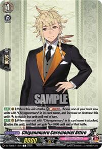 Chiganemaru Ceremonial Attire - DZ-TB02: Touken Ranbu Online - Cardfight Vanguard card
