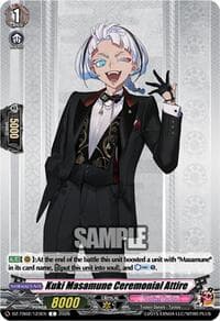 Kuki Masamune Ceremonial Attire - DZ-TB02: Touken Ranbu Online - Cardfight Vanguard card